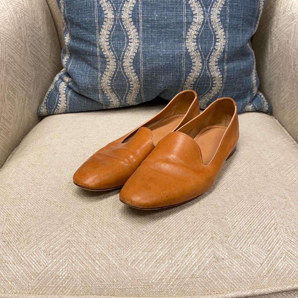 Mansur Gavriel vegetable tanned loafers size 38.5